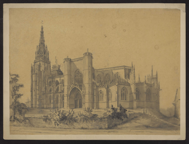 Vue de la basilique Notre-Dame de l'Épine