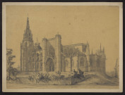 Vue de la basilique Notre-Dame de l'Épine