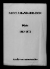 Saint-Amand. Décès 1853-1872