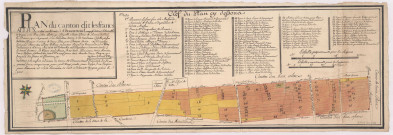 Plan du canton dit les francs Alleux situé au terroir de Cormontreuil (1763), François Pierre Villain