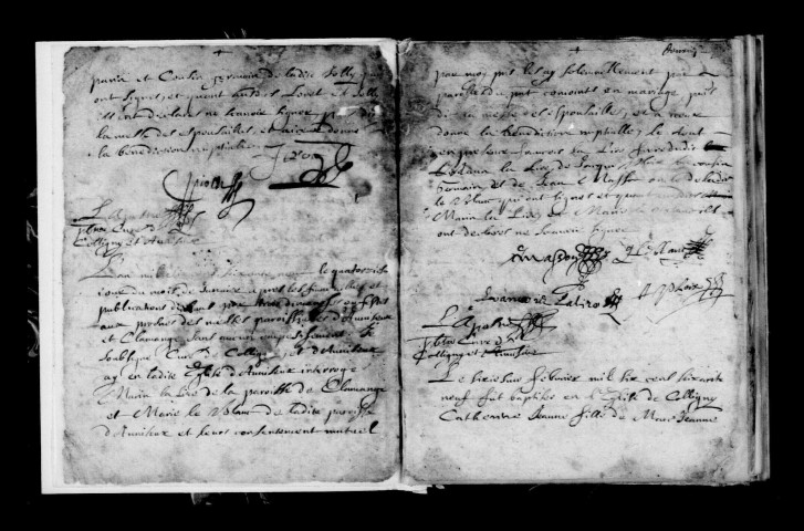 Coligny. Baptêmes, mariages, sépultures 1669-1673