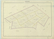 Bourgogne-Fresne (51075). Section D1 2 échelle 1/2500, plan refait pour 1954, plan régulier (papier).