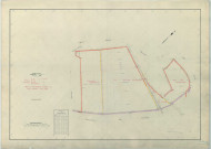 Vadenay (51587). Section ZB échelle 1/2000, plan remembré pour 1957, plan régulier (papier armé)