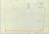 Tilloy-et-Bellay (51572). Section ZE échelle 1/2000, plan remembré pour 1963 (extension Somme-Vesle section ZS), plan régulier (papier armé)