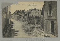 REIMS. 15. Reims en ruines - Rue St-Jean Césarée Street St-Jean Césarée.
ReimsL. Michaud (51 - ReimsJ. Bienaimé).Sans date