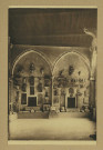 REIMS. 14. Hôtel le Vergeur - Salle gothique : pierres et moulages du Moyen-Age.
(51 - Reimsphototypie J. Bienaimé).Sans date