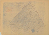 Faux-Vésigneul (51244). Vésigneul-sur-Coole (51615). Section D échelle 1/2500, plan mis à jour pour 1936, plan non régulier (papier)