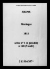 Reims. Mariages 1811