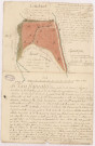 Ville-sur-Tourbe. Plan figuratif d'une partie de la Cramé appartenant à Sérénissime Madame la Duchesse Délbeuf, 1778-1779.