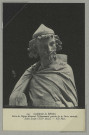 REIMS. 245. Cathédrale de Buste de Figure décorant l'Ébrasement gauche de la Porte centrale, Saint-Joseph (XIIIe siècle). N.D., Phot.