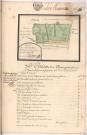 Plan du canton dit Mont Chinqueux cotté 35e au plan général des Maisneux 1760, Pierre Villain