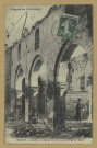 MARSON. Guerre de 1914-1915-Marson-Incendie du 8 septembre, vue prise du fond de l'Église.