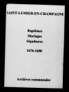 Saint-Lumier-en-Champagne. Baptêmes, mariages, sépultures 1676-1680