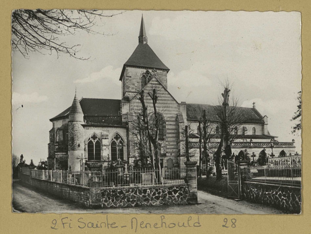 SAINTE-MENEHOULD. L'Église du Château.
Édition Jacquemet.[vers 1950]