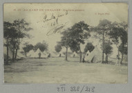MOURMELON-LE-GRAND. -10-Au Camp de Châlons. Un Campement / N. Nogret, photographe.