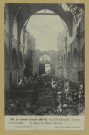 VIRGINY. 853. La Grande Guerre 1914-15 - En Champagne - Intérieur de l'Église de Virginy (Marne) / Express, photographe.
(75 - ParisPhototypie Baudinière).[vers 1915]