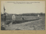 COURGIVAUX. Tombes communes (nord-est du village) où reposent des soldats français tombés au champ d'honneur, les 6-7 sept. 1914 / A. Haas, photographe.