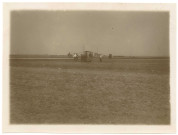 L'aviateur Curtiss en panne, août 1909