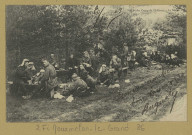 MOURMELON-LE-GRAND. -76-Au Camp de Châlons. La Soupe / A. B. et Cie, photographe à Nancy.
MourmelonLib. Militaire Guérin.[vers 1903]
