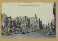 REIMS. 38. Reims en ruines - La rue de Vesle / B.F.
(75 - ParisCatala frères).Sans date