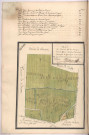 Plan du canton dit les Coupez cotté 14e au plan général du terroir des Maisneux 1760, Pierre Villain