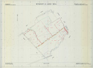 Bettancourt-la-Longue (51057). Section ZC YD échelle 1/2000, plan remembré pour 1987 (extension sur Rancourt-sur-Ornain section YD), plan régulier (calque)