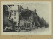 ÉPERNAY. La grande guerre 1914-1918-Épernay bombardé en juillet 1918-Épernay-Rue du Commerce. Maison de Venoge.
Édition Péroché (69 - Lyonphototypie Goutagny).[vers 1918]