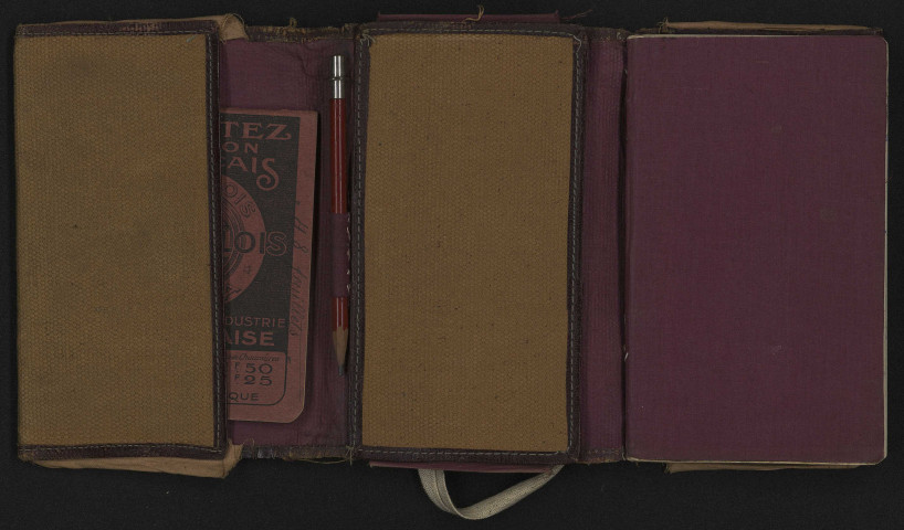 "Péripéties aux abords de Reims et aux environs", journal manuscrit de la guerre 1914-1918 par Jean-Louis Eugène Chausson (1 Num 66)