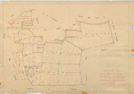 Loisy-en-Brie (51327). Section X échelle 1/2000, plan remembré pour 1956 (ancienne section B, C, F), plan régulier (papier)