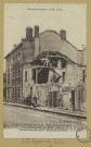ÉPERNAY. Grande guerre 1914-1918. 10-Épernay-Maison bombardée. Rue de Sézanne (ph.1918)-House bombarded-Sézanne street / Marcel Dethoy, photographe.