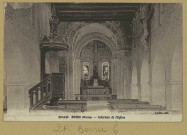 BERRU. 970-9-36-Berru-Intérieur de l'Église.
Édition Leclère.[vers 1936]