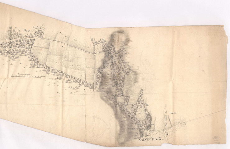 RN 51. Plan d'ensemble entre Soizy-aux Bois et St Prix, XVIII.