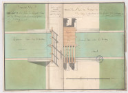 Suisy le Franc. Plan du pont de Suizy le Franc vu du dessus, dréssé par M. Lechangeur, 1762