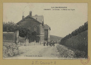 CRAMANT. La Champagne-Cramant-Le château-Le retour des vignes.
EpernayÉdition J. Bracquemart.[vers 1921]