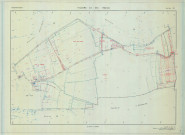 Villers-le-Sec (51635). Section ZE échelle 1/2000, plan remembré pour 1988 (extension sur Bettancourt-la-Longue section C et Alliancelles section D), plan régulier (calque)