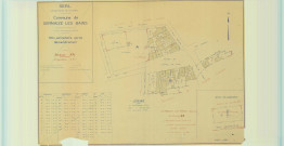 Sermaize-les-Bains (51531). Section XA échelle 1/500, plan remembré pour 1959, plan régulier (papier)
