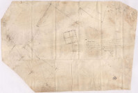 Plan et bornage des terroirs entre Loivre et Cauroy-les-Hermonville (1662), Lajoye