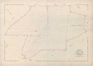 Bussy-le-Repos (51098). Section ZO échelle 1/2000, plan remembré pour 1968, plan régulier (papier armé)
