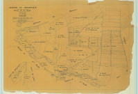 Wargemoulin-Hurlus (51659). Section B1 échelle 1/2500, plan reconstitution foncière pour 1932, plan non régulier (calque)