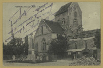 VERNEUIL. Église et Monument.
Édition Raguet (2 - Château-Thierryimp. J. Bourgogne).Sans date