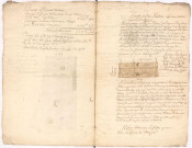 Plans terriers. Terres de Meuse-en-Bassigny et de Pouilly-en-Bassigny, 1772. Lieudit : semaille du "Bois Lambert".