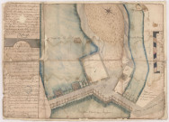 Plan de la rivière et les moulins d'Anglure du 15 may 1722, levé par Paillart arpenteur royal.