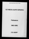 Meix-Saint-Epoing (Le). Naissances 1863-1892