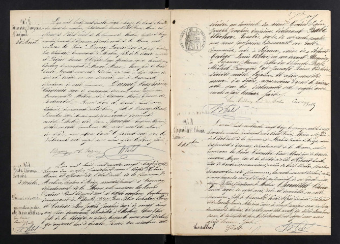 Moslins. Décès 1893-1929