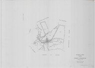 Anglure (51009). Tableau d'assemblage 1 échelle 1/10000, plan pour 01/01/1958 (calque)