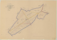 Glannes (51275). Section A échelle 1/5000, plan mis à jour pour 1957, plan non régulier (papier)