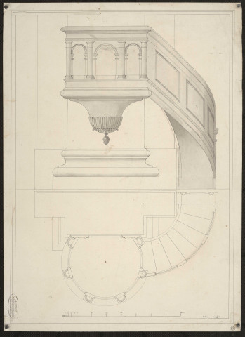 Dessins d'architecture. Rochefort-sur-Mer