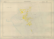 Plichancourt (51433). Section AB échelle 1/1000, plan renouvelé pour 1961, plan régulier (papier armé)