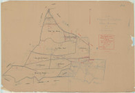 Courlandon (51187). Section A1 échelle 1/2500, plan mis à jour pour 1934, plan non régulier (papier).