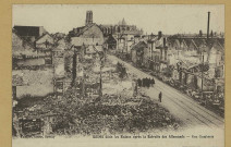 REIMS. Reims dans les Ruines après la Retraite des Allemands - Rue Gambetta.
ÉpernayThuillier.Sans date